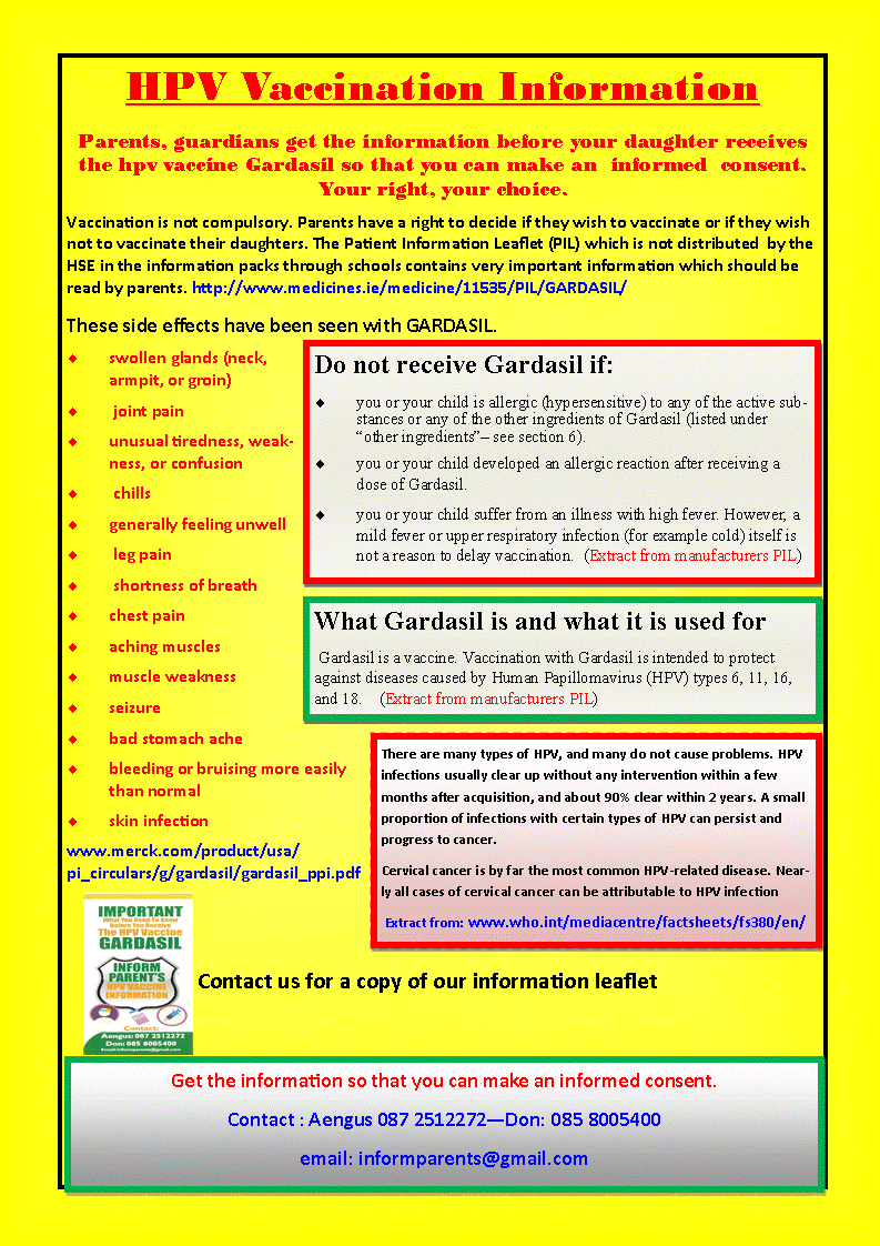 HPV Info for Outlook Magazine